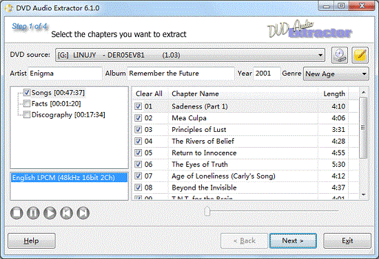 DVD Audio Extractor 6.0.2
